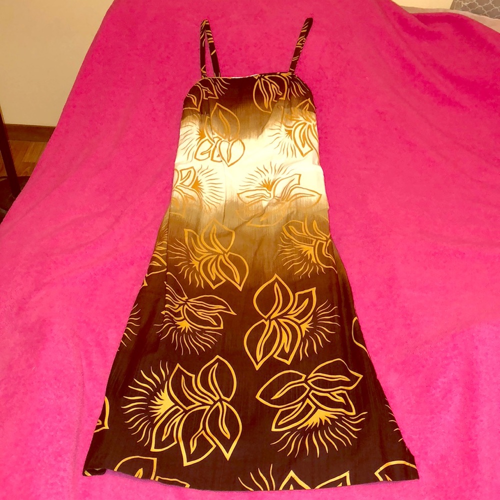 Sig Zane Hawaiian Spaghetti Strap Dress